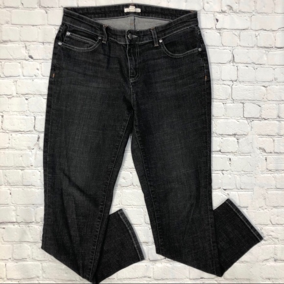 Eileen Fisher Straight Leg Jeans Black Size 4 Organic Cotton - Picture 4 of 9